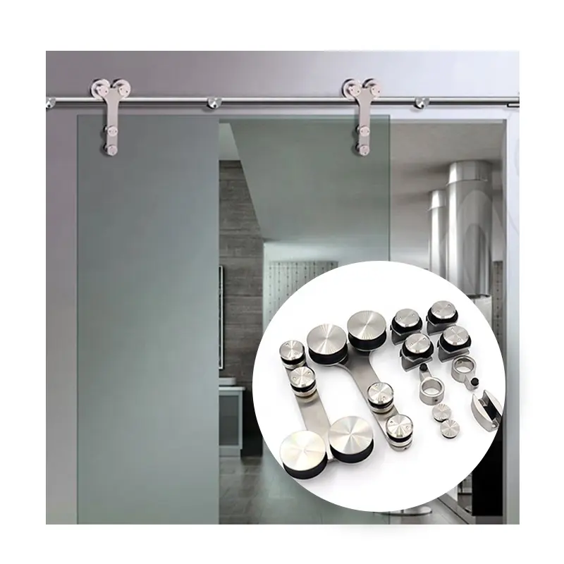 Door Fittings Bathroom Accessories Shower Frameless Tempered Glass Screen Roller Hanging Wheels Door Fittings Hardware