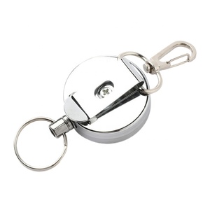 Porte-clés rétractable sportif en câble d'acier élastique, anti-perte, avec alarme photo numérique, pour carte de <span class=keywords><strong>ski</strong></span> et carte d'identité - Product Image 4