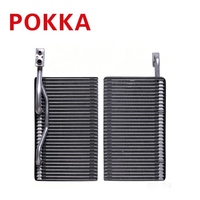 Inti Evaporator AC Otomatis untuk Truk Liuzhou Balong Chenglong R12, Suku Cadang Pengganti Evaporator AC Aluminium