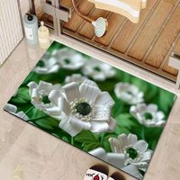 Schnell Trocknender Badezimmerteppich-Set, Superabsorbierender Diatomeenerde-Bodenmatte-Set, Rutschfester Teppich für Zuhause, Diatomeenerde-Badematte