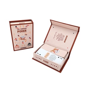 Cartas <span class=keywords><strong>de</strong></span> Póker Impresas Personalizadas, Tamaño Estándar, Papel FSC, Baraja <span class=keywords><strong>de</strong></span> Cartas <span class=keywords><strong>de</strong></span> Juego con Caja, Venta al Por Mayor B2B, Fabricante, OEM, ODM - Product Image 6