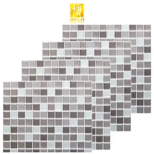 China tejido espiga espigas blanco de azulejos de mosaico de madera mosaico de mármol