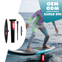 Axis Foil Surge 890 avec mât en carbone haute performance 82 cm HM 82, kit de wingfoil pour sports nautiques, planche de surf hydrofoil