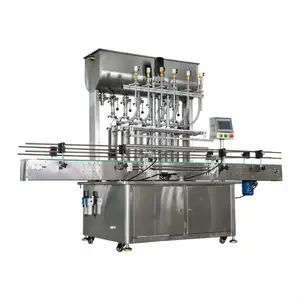 Single Head Tabletop Automatic Gear Pump Juice Liquid Paste Bottle Filling Machine