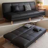Canapé-lit d'angle en L pliable pour balcon, salon, chambre à coucher, lit double, petit appartement, chambre de location, lit de sieste simple et moderne