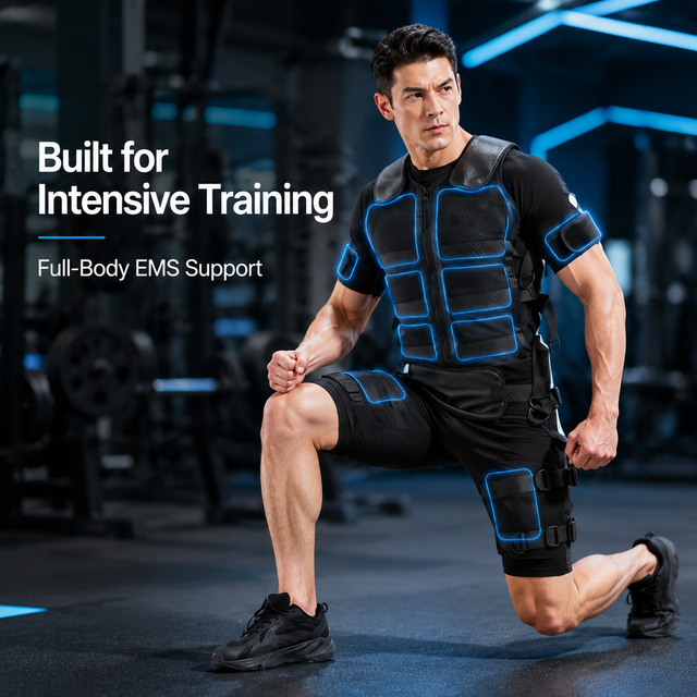 Home Use Standing Smart EMS Dry Suit Underwear Full Body Electro Muscle Stimulation Training Suit CN