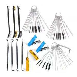 Airbrush Cleaning Tool <b>Set</b> 66Pcs Metal Brush Kit For <b>Spray</b> Gun Maintenance And Repair - Product Image 1