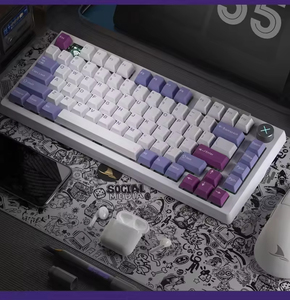 Darmoshark TOP75 Trio-mode 75% Gaming <b>Keyboard</b> with TFT Screen & Volume Knob,2.4G Wireless Type-C Wired Gaming <b>Keyboard</b> - Product Image 6