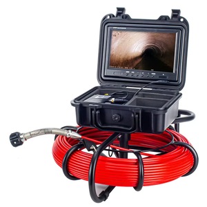 Système de caméra d'inspection des canalisations avec écran HD 1080P de 9 pouces, câble de 7 mm, caméra d'inspection des tuyaux - Product Image 1
