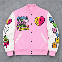 Fabricant de vestes universitaires personnalisées, patch brodé graphique, veste de baseball Letterman, streetwear, veste pour homme