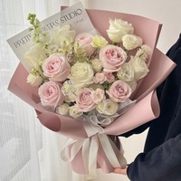 Rouleaux de papier Fenghua de papier kraft de couleur unie fleur papier d'emballage ténacité étanche cadeau bouquet matériaux d'emballage