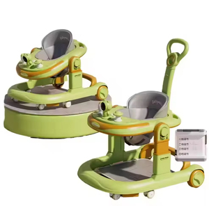 Girello Multifunzione per Bambini con Vassoio in Plastica Rimovibile Anti-O-Leg, 6 Ruote Pieghevole, Capacità di Carico 20KG - Modello LeaderWay 083-2 - Product Image 1