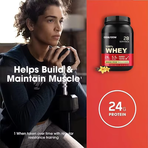 Proteína de Suero de Leche OEM/ODM a Granel con 5.5g de BCAA para Recuperación, Proteína de Suero Sin Gluten para Apoyo a <span class=keywords><strong>la</strong></span> Resistencia - Product Image 3