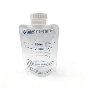 Bolsa Transparente de Plástico con Boquilla, Resistente y Reciclable, con Tapa Grande y Segura, Impresa con Grabado para Líquidos Químicos - Product Image 1