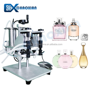 Escritorio completamente neumático 2 boquillas atomizador de niebla fina hombres y mujeres máquina de llenado de Perfume - Product Image 4
