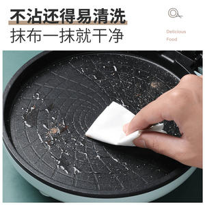 Plancha eléctrica AUX de 20 cm antiadherente de doble cara para hacer sándwiches y panqueques para uso doméstico en la cocina. - Product Image 6