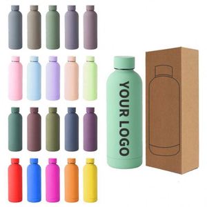 Bouteille d'eau isotherme multicolore en gros, populaire, en acier inoxydable, avec logo personnalisé imprimé - Product Image 3