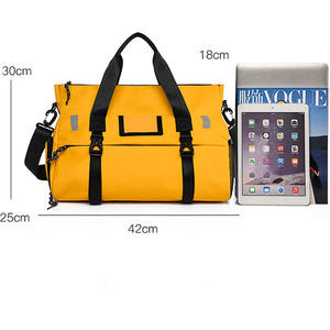 กระเป๋าดัฟเฟิลสำหรับท่องเที่ยว,กระเป๋าน้ำหนักเบาพับได้สำหรับรถมอเตอร์ไซค์พายเรือคายัคตั้งแคมป์ตกปลากิจกรรมกลางแจ้งปี<span class=keywords><strong>2021</strong></span> - Product Image 4