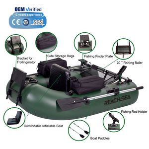 <span class=keywords><strong>Bateau</strong></span> pneumatique de pêche Reachsea, capacité <span class=keywords><strong>1</strong></span> personne, 170 cm, couleur noire, petit modèle - Product Image 2