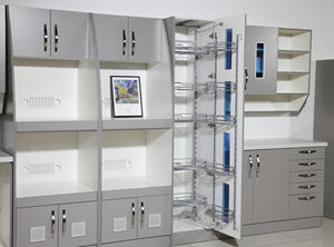 La progettazione libera ha personalizzato la mobilia dentaria medica dell'ospedale mobile con gli armadietti del lavandino per la clinica dentaria - Product Image 3