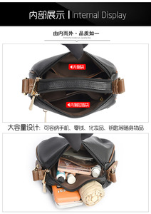 New Design Fashion Large Capacity Shoulder <b>Bags</b> Custom Casual PU Leather Crossbody <b>Bags</b> - Product Image 6