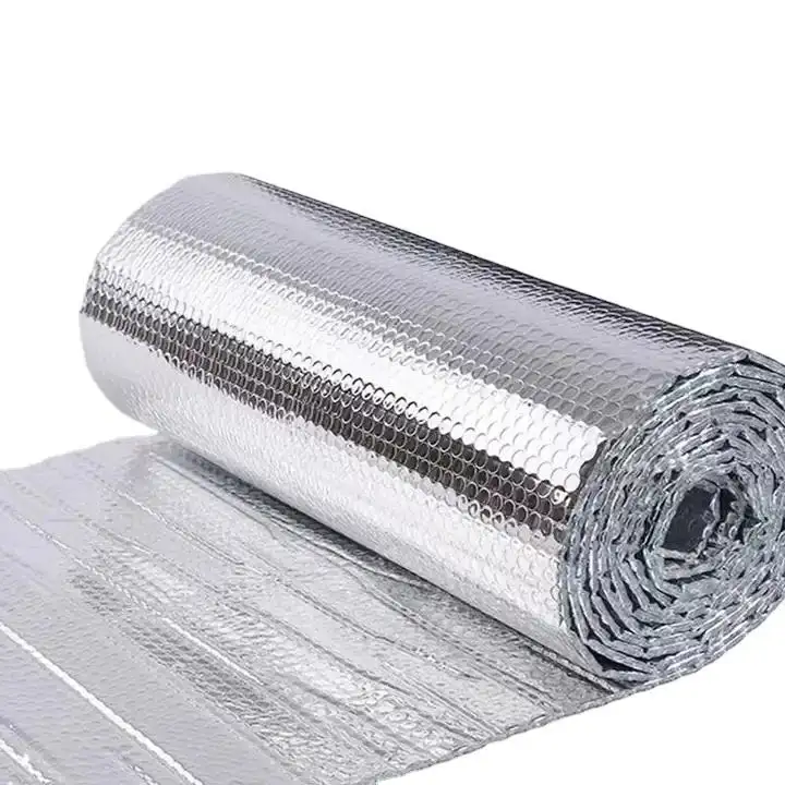 Hoja de espuma de caucho de nitrilo de papel de aluminio de alta calidad, Rollo grueso de aislamiento de espuma de poliestireno