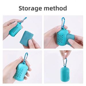 Nueva Toalla Deportiva Refrescante de Alta Calidad para Viajes y Fitness con Estuche de Silicona, en Promoción - Product Image 5