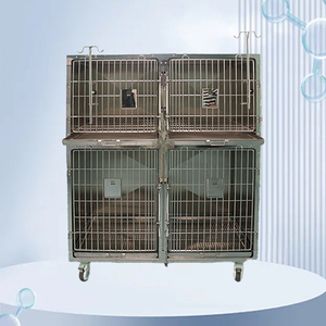 Caseta de Lujo Moderna para Perros, Plegable, de Acero Inoxidable con Diseño Bloqueable, Bandeja Resistente, Certificación CE para Perros - Product Image 4