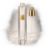 Flacons de parfum en gros à remplir, flacons d'échantillon de parfum à col vissé, carrés transparents 10ml 15ml, avec boîte