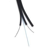 Kabel Drop serat optik Ftth, 1 2 4 6 8 Core Fiber Drop 2 Hilos Drop Fibra Optica 4 helai