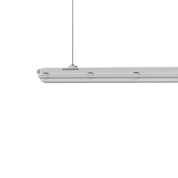 Luminaire LED linéaire étanche à la vapeur, à intensité variable, pour situations d'urgence, IP65, montage au plafond, pour garage, tunnel, couloir