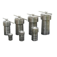 Réacteur de synthèse hydrothermale à fusion sous haute pression, doublé de PTFE, autoclave en acier inoxydable doublé de téflon, 100 ml
