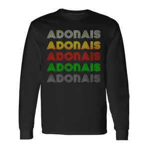 Camiseta de Manga Larga Estilo Vintage Adonais con Diseño Grunge de Corazón, Camiseta Promocional Estilo Vintage Adonais - Product Image 2