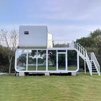 Maison de plage miniature sur mesure, norme australienne, type Apple Cabin, deux étages, préfabriquée, panneaux sandwich, isolée thermiquement, étanche, construction rapide