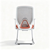 Chaises de bureau pour employés de haute qualité, au design épuré et dotées d'une fonction de formation, conviennent aux salles de réunion et aux bureaux à domicile.