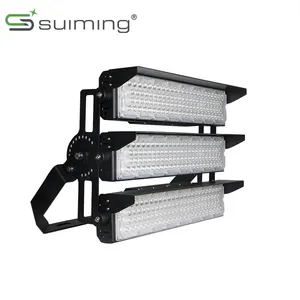 Stadion licht Flutlicht LED IP66 LED wasserdicht Großhandels preis 400w 500w 1000w 1200w Schwarz Polizeilich ter 80 Sportstadien