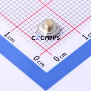 TS-KG87S-AT30F Tactile Switch SMD-4P,5.2x5.2mm Switch Single Pole Single Throw Round Button 2.5N Vertical Mount - Product Image 1