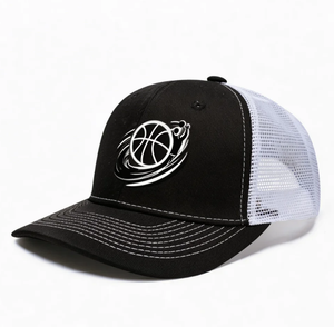 Casquette de sport en coton et maille avec logo personnalisé, broderie vintage, en laine, denim, toile bleue, style camionneur pour homme, idéale pour l'été - Product Image 4