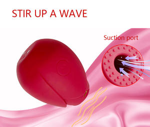 Büyük gül çiçek kadın <span class=keywords><strong>Clit</strong></span> yalama Thrusting Egg yumurta kadınlar için kişisel klitoral Sucking gül seks oyuncak - Product Image 6