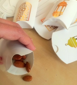 Ramadan Mubarak Gouden Folie Traktatiebekers Islamitische Lantaarn en Maan Ster Feestartikelen Ramadan Cadeaubox - Product Image 6