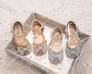 Children Girls <b>Shoes</b> Children's Fashionable <b>Soft</b>-Topped Anti-Slip Comfortable Antiskid Casual Slip-On Party <b>Shoes</b> - Product Image 2