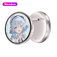 Mooden M3 - Insignia Electrónica Inteligente con Pantalla Dinámica de Anime, Pantalla Táctil Completa HD de 1.95 Pulgadas, Insignia Electrónica DIY