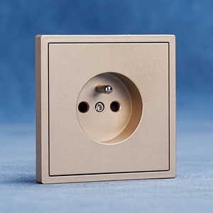 EU duy nhất AC cắm điện ổ cắm 250V 16A vàng PC bao gồm 2P + t pháp điện tường ổ cắm - Product Image 6