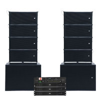 Système complet d'enceintes DJ DBK personnalisées, double enceinte Line Array de 12 pouces avec amplificateur de subwoofer de 18 pouces pour église