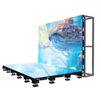 Tragbare interaktive P3.91 LED-Display-Tanzfläche des chinesischen profession ellen Herstellers für Hochzeiten und Partys für DJs
