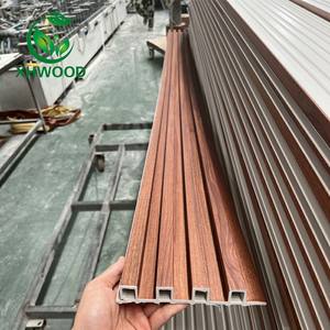 ديكور ثلاثي الأبعاد خشب لامبرين بديل للديكور الداخلي لوحة WPC - Product Image 1