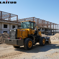 رافعة أمامية LT938 مباشرة من المصنع، حمولة مقدرة 3 أطنان، إطارات ثابتة مضادة للانزلاق 17.5-25 للمزارع والتعدين