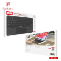 Earldom Keyboard Ultra tipis Abs, kibor nirkabel versi Universal untuk Mi Pad