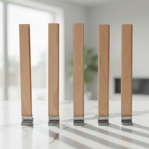 Mèche en <span class=keywords><strong>bois</strong></span> pour la fabrication de bougies, flamme naturelle crépitante, combustion propre, <span class=keywords><strong>bois</strong></span> plat, fournitures artisanales, vente en gros - Product Image 2