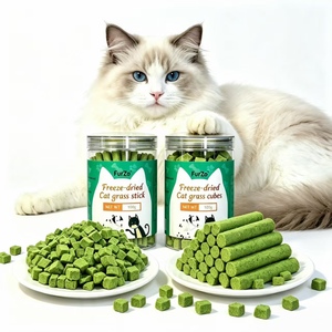 Bloque <span class=keywords><strong>de</strong></span> Hierba Orgánica Liofilizada para Gatos, Barritas <span class=keywords><strong>de</strong></span> Hierba para Perros y Gatos, Snacks <span class=keywords><strong>de</strong></span> Alta Proteína Sin Azúcar para la Salud <span class=keywords><strong>Gastrointestinal</strong></span>, Alimento Mixto OEM para Mascotas - Product Image 1